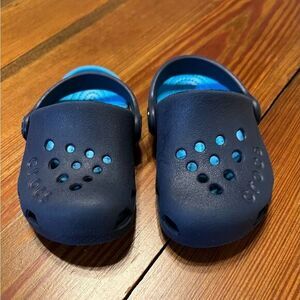 Crocs Kids Classic Clogs Navy‎ Blue Slip On Shoes Size C5